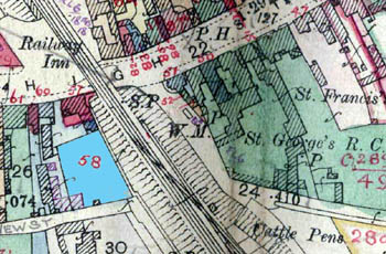Site of Shefford Laundry Company in 1927